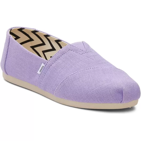 imageTOMS Womens Alpargata SlipOnVintage Purple Heritage Canvas