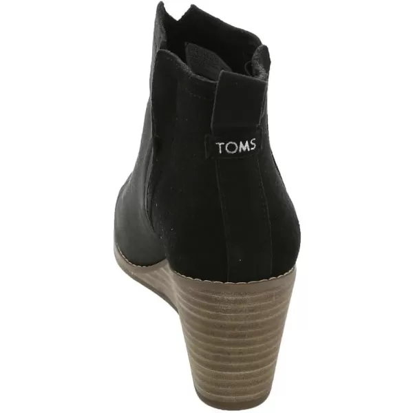imageTOMS Womens Clare BootBlack LeatherSuede