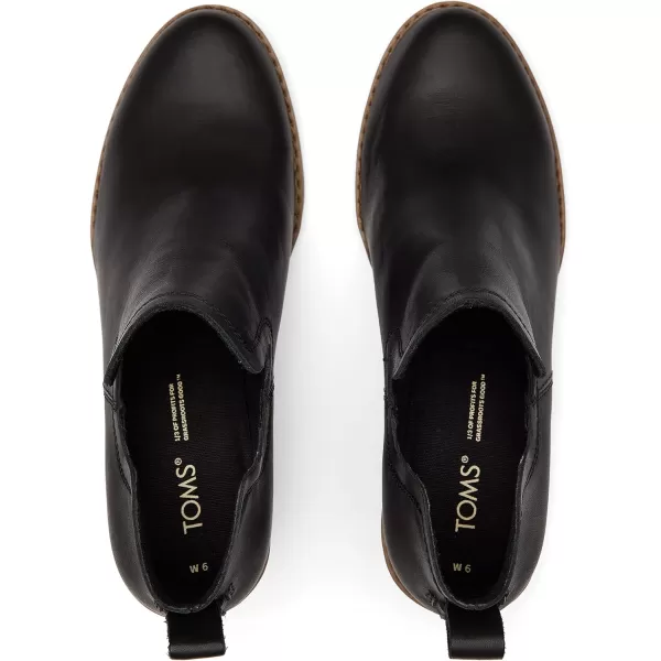 imageTOMS Womens Kallie Cutout BootBlack Leather