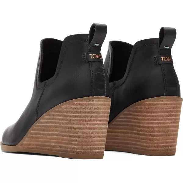 imageTOMS Womens Kallie Cutout BootBlack Leather