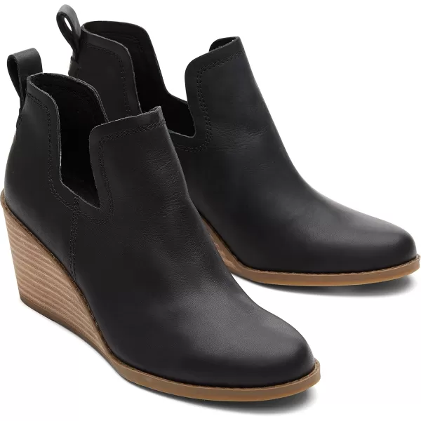 imageTOMS Womens Kallie Cutout BootBlack Leather