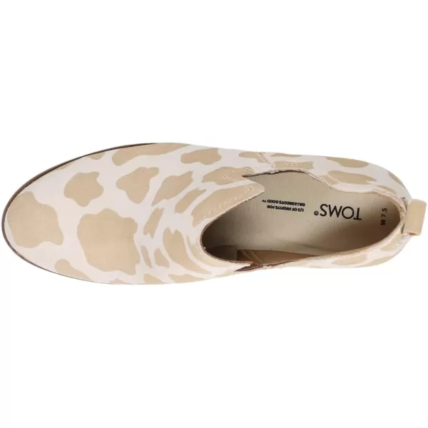imageTOMS Womens Kallie Cutout BootDoe Cow Print Suede