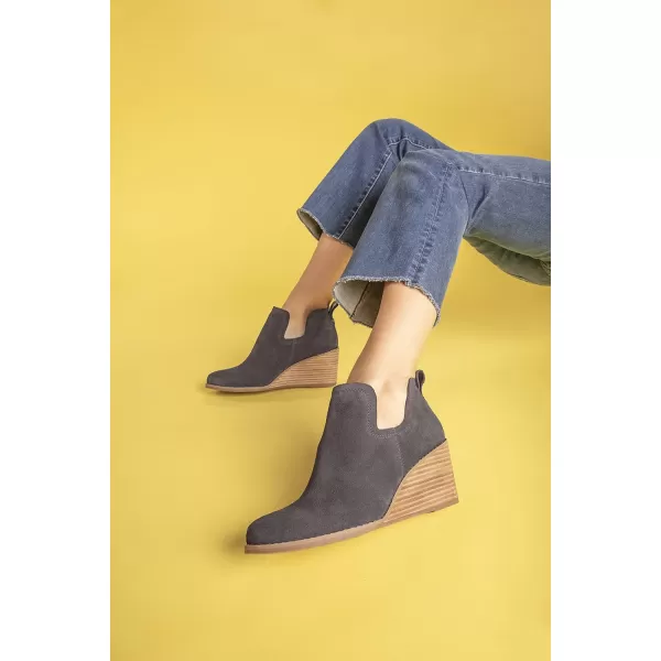 imageTOMS Womens Kallie Cutout BootGrey Suede