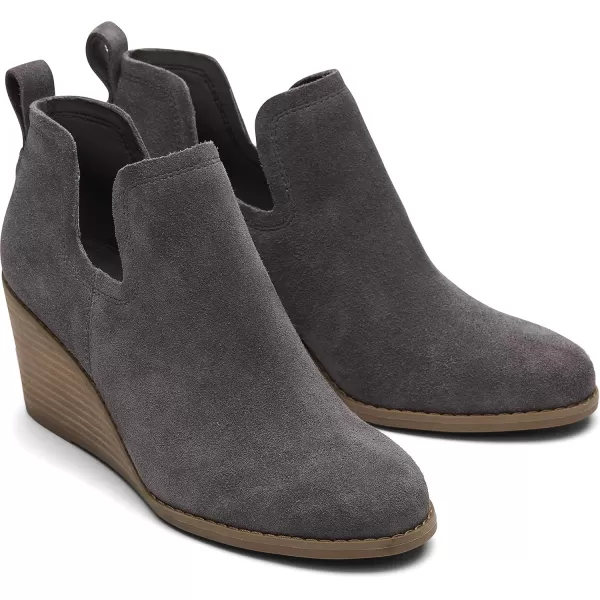 imageTOMS Womens Kallie Cutout BootGrey Suede