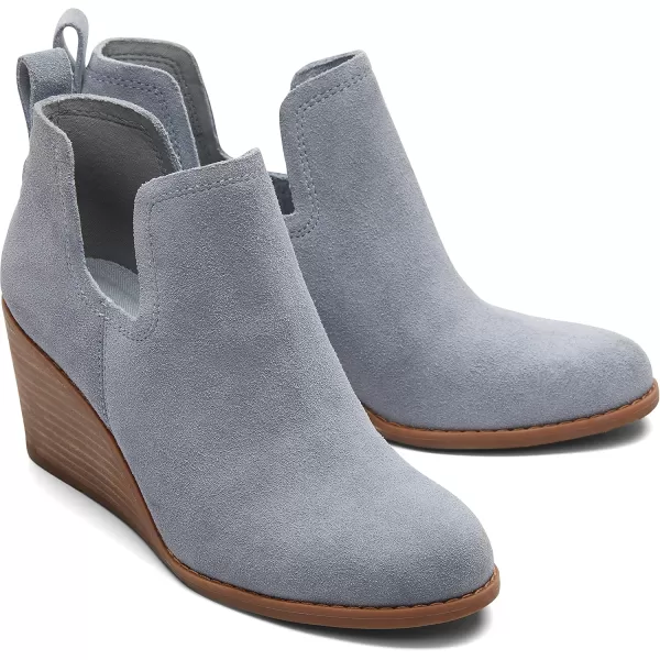 imageTOMS Womens Kallie Cutout BootStone Grey Suede