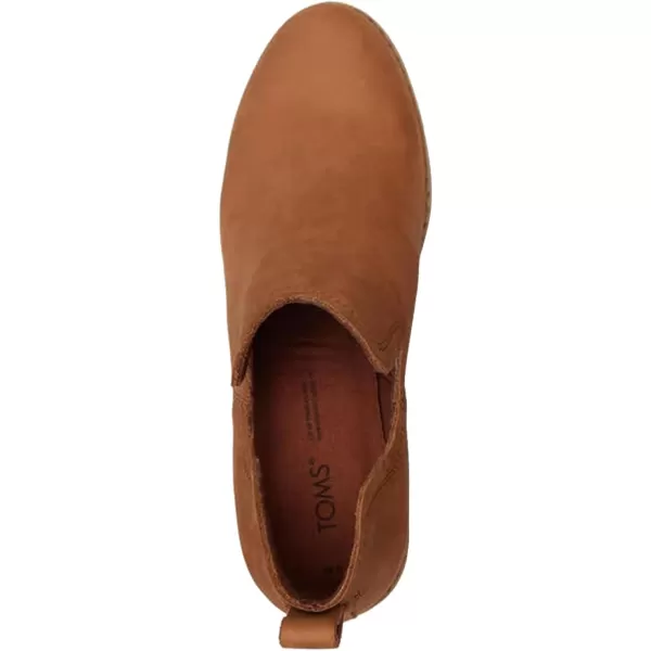 imageTOMS Womens Kallie Cutout BootTan Oiled Leather Nubuck