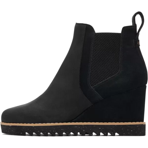imageTOMS Womens Maddie BootBlack LeatherSuede