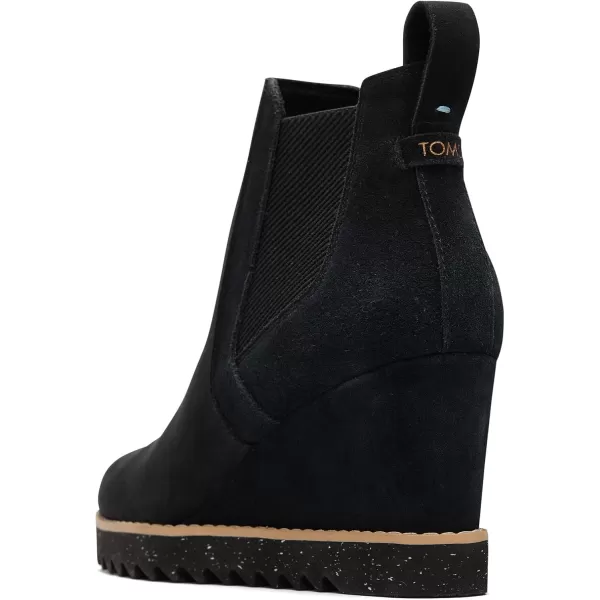 imageTOMS Womens Maddie BootBlack LeatherSuede