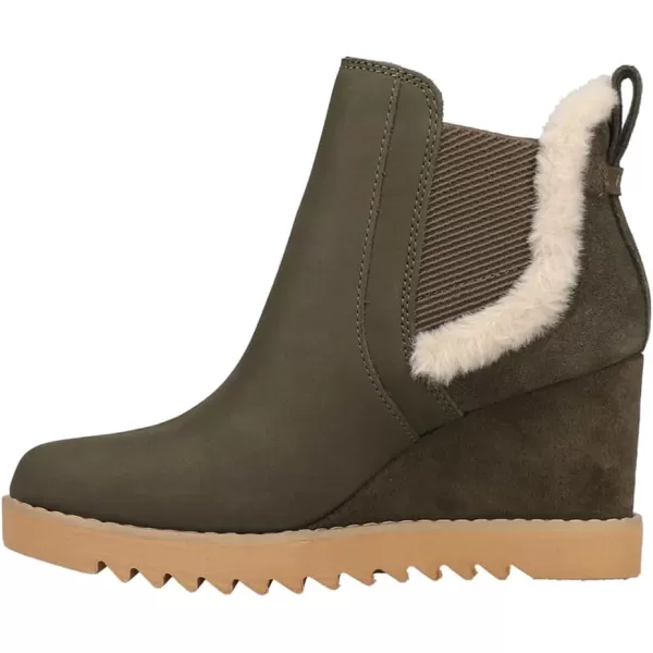imageTOMS Womens Maddie BootTarmac Olive Nubuck Suede