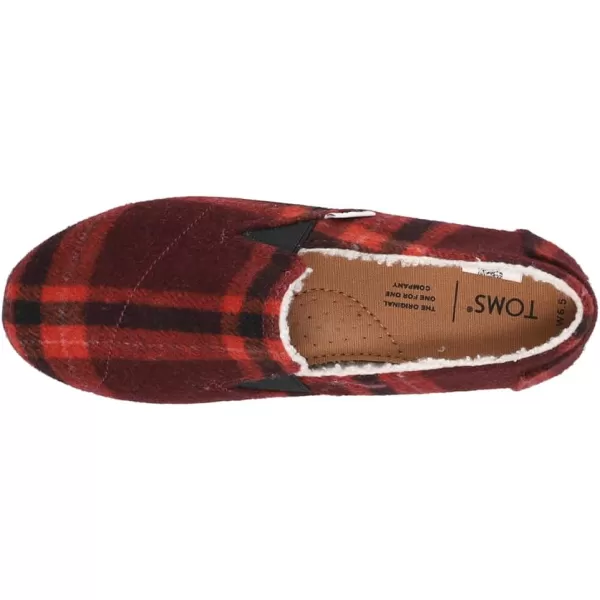 imageTOMS Womens Redondo Loafer FlatBlack  Red