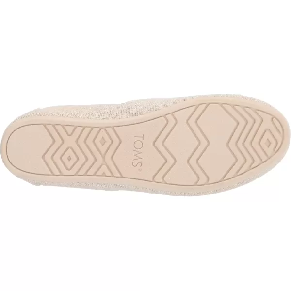 imageTOMS Womens Redondo Loafer FlatNatural Metallic Slubby Woven