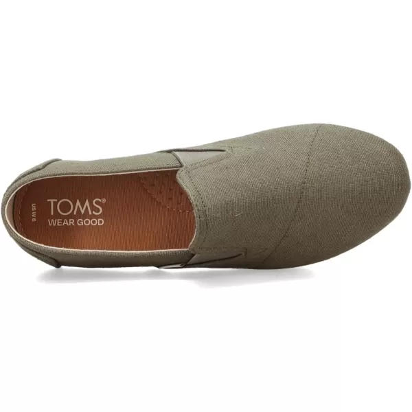 imageTOMS Womens Redondo Loafer FlatOlive
