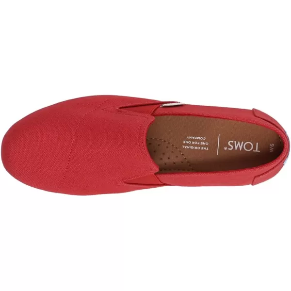 imageTOMS Womens Redondo Loafer FlatRed