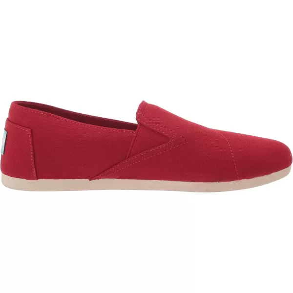 imageTOMS Womens Redondo Loafer FlatRed Canvas