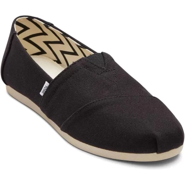 Black Wide Recycled Cotton Canvas