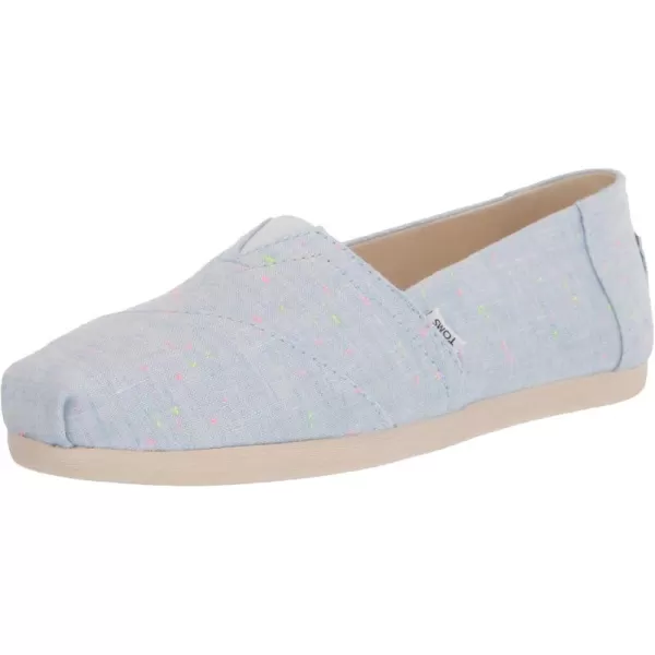 Light Blue Speckled Linen