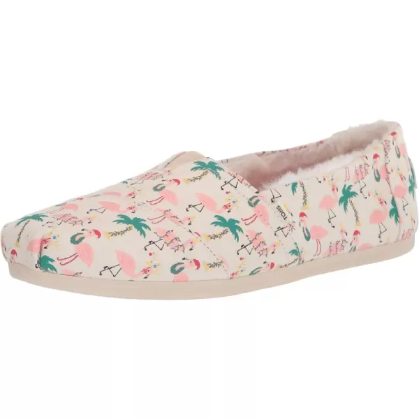 imageTOMS Womens Alpargata SlipOnNatural Holiday Flamingo