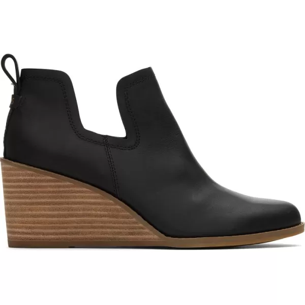 imageTOMS Womens Kallie Cutout BootBlack Leather