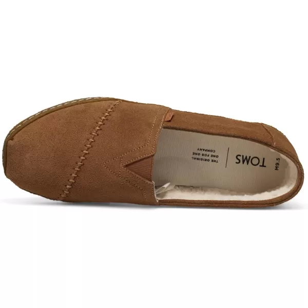 imageTOMS Mens Alpargata Crepe Faux Shearling SlipOnTan