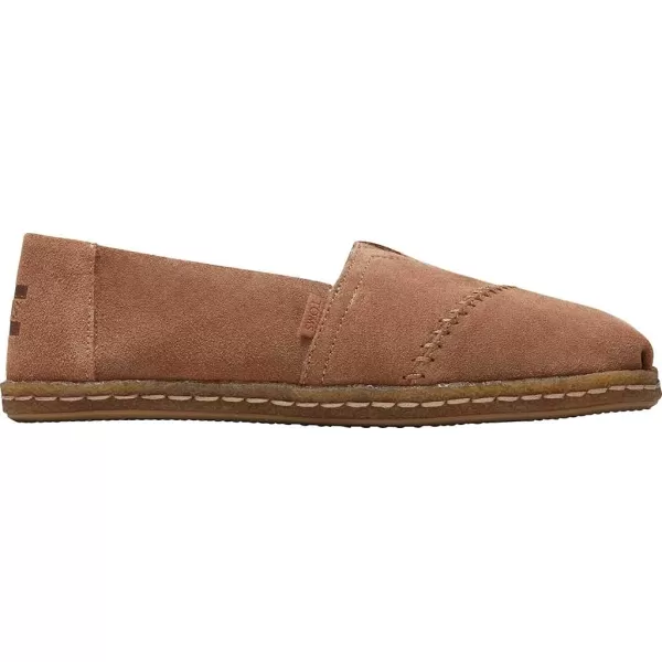 imageTOMS Mens Alpargata Crepe Faux Shearling SlipOnToffee SuedeFaux Shearling