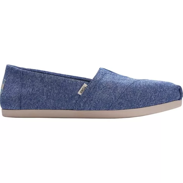 imageTOMS Womens Alpargata Slip On Flats Casual  BlueBlue