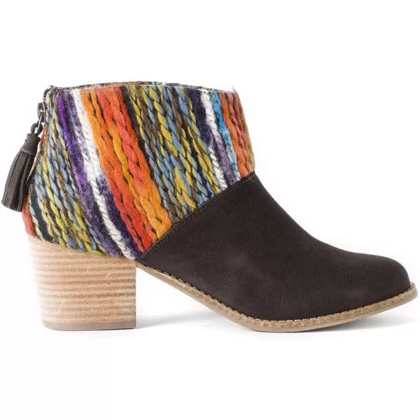 imageTOMS Womens Alpargata Slip On Flats Casual  BlueChocolate Suede Multi Textile