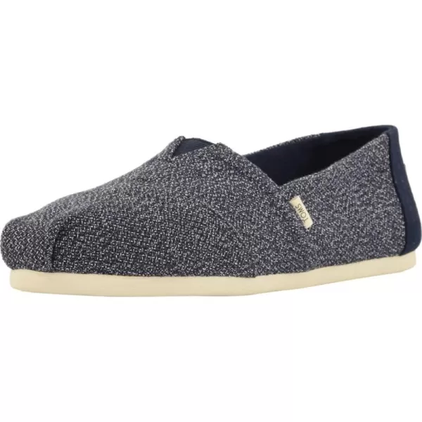 imageTOMS Mens Alpargata Crepe Faux Shearling SlipOnNavy Terry Cloth Vegan