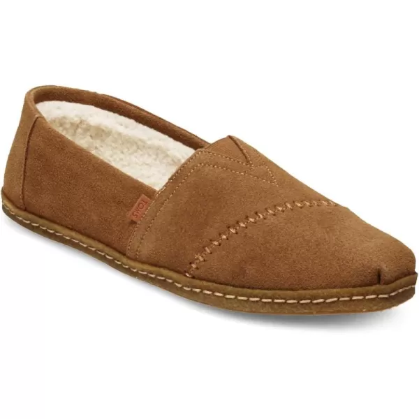 imageTOMS Mens Alpargata Crepe Faux Shearling SlipOnTan