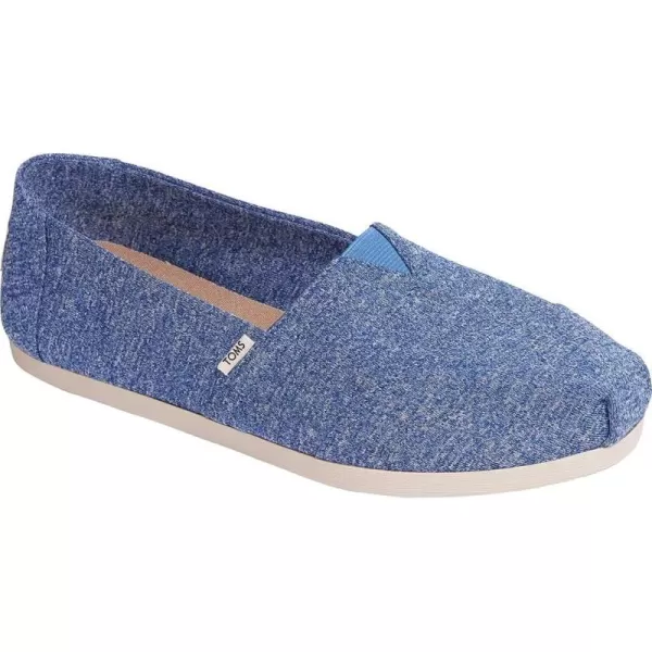 imageTOMS Womens Alpargata Slip On Flats Casual  BlueBlue