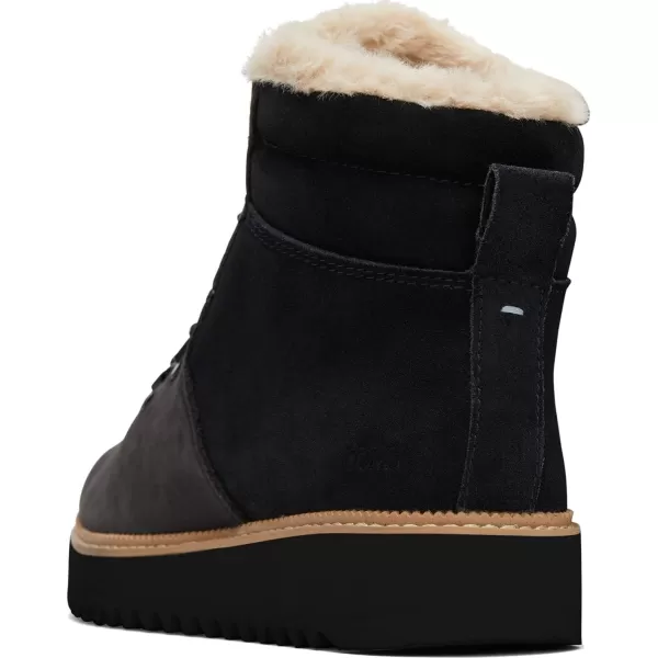 imageTOMS Womens Mojave Leopard Round Toe Lace Up Casual Boots Ankle Low Heel 12quot  BrownBlack