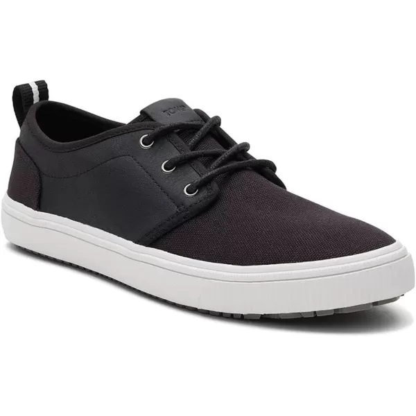 imageTOMS Mens Carlo Terrain Sneakers Shoes  GreyBlack Canvas and Leather
