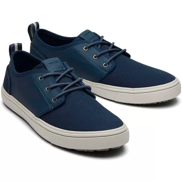imageTOMS Mens Carlo Terrain Sneakers Shoes  GreyDark Indigo Canvas and Leather