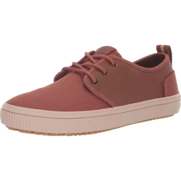 imageTOMS Mens Carlo Terrain Sneakers Shoes  GreyDark Ember Canvas and Leather