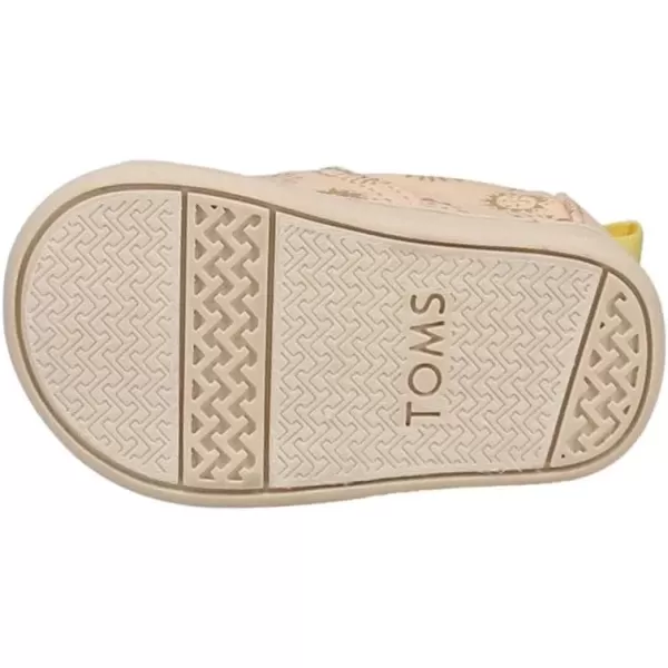 imageTOMS UnisexChild Alpargata Ruffle Slip on Flats Little Big Kid SneakerApricot Foil Sunny Days