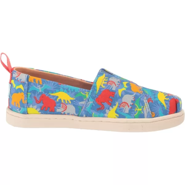 imageTOMS UnisexChild Alpargata Ruffle Slip on Flats Little Big Kid SneakerBlue