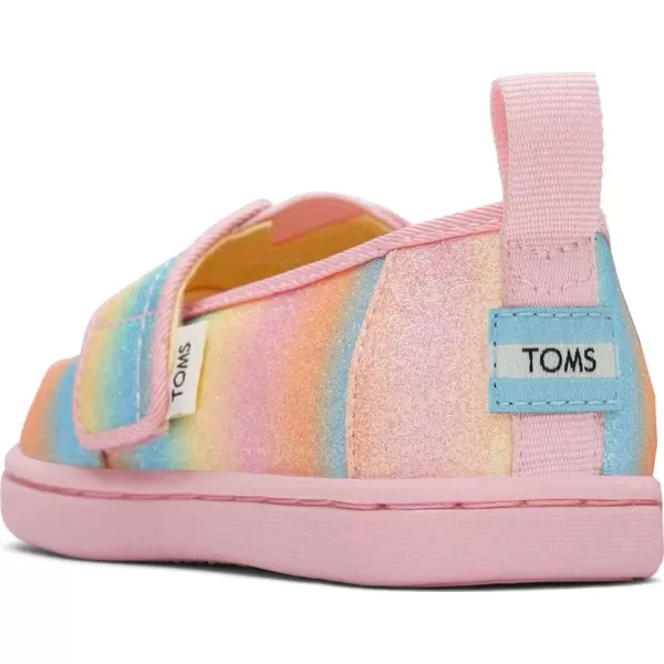 imageTOMS UnisexChild Alpargata Ruffle Slip on Flats Little Big Kid SneakerCandy Pink Gradient