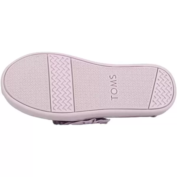imageTOMS UnisexChild Alpargata Ruffle Slip on Flats Little Big Kid SneakerLight Orchid