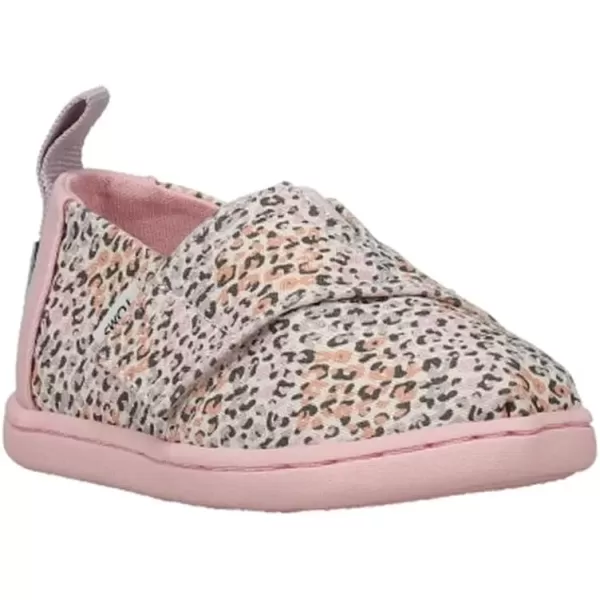 imageTOMS UnisexChild Alpargata Ruffle Slip on Flats Little Big Kid SneakerPastel Multi Mini Leopard