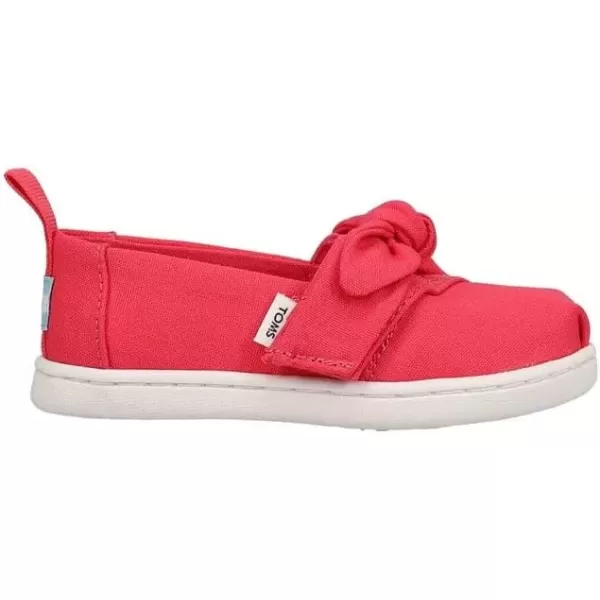 imageTOMS UnisexChild Alpargata Ruffle Slip on Flats Little Big Kid SneakerRaspberry