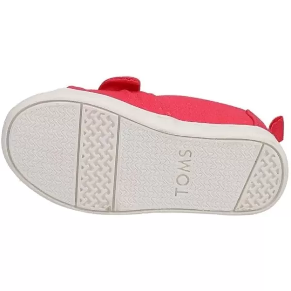 imageTOMS UnisexChild Alpargata Ruffle Slip on Flats Little Big Kid SneakerRaspberry