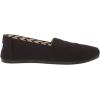 imageTOMS Womens Alpargata Recycled Cotton Canvas Loafer FlatBlackBlack