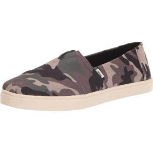 imageTOMS Womens Alpargata Cupsole Camouflage Slip On Sneakers Shoes Casual  GreenGreen Multi Camo Felt