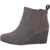 imageTOMS Womens Bailey Ankle BootsSuedeTextileLeather  Booties for WomenGunmetal