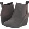 imageTOMS Womens Bailey Ankle BootsSuedeTextileLeather  Booties for WomenGunmetal