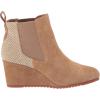 imageTOMS Womens Bailey Ankle BootsSuedeTextileLeather  Booties for WomenToffee