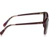 imageTOMS Womens Sandela Oversized SunglassesEarthwise Plum MaroonSolid Brown