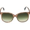 imageTOMS Womens Sandela Oversized SunglassesRust CrystalDeep Olive Gradient