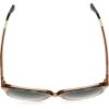 imageTOMS Womens Sandela Oversized SunglassesRust CrystalDeep Olive Gradient