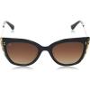 imageTOMS Womens Sophia Cat Eye Sunglasses Honey Multi LaminationShiny GoldBrown Gradient 5321147