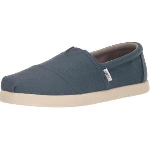 imageTOMS Mens Alp FWD Loafer FlatDark Indigo Refibra Tencel Textured Woven